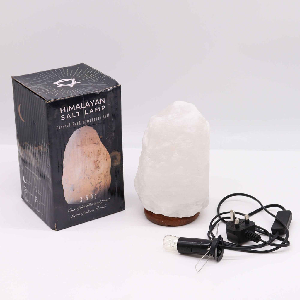 Crystal Rock Himalayan Salt Lamp - & Base apx 3-5kg