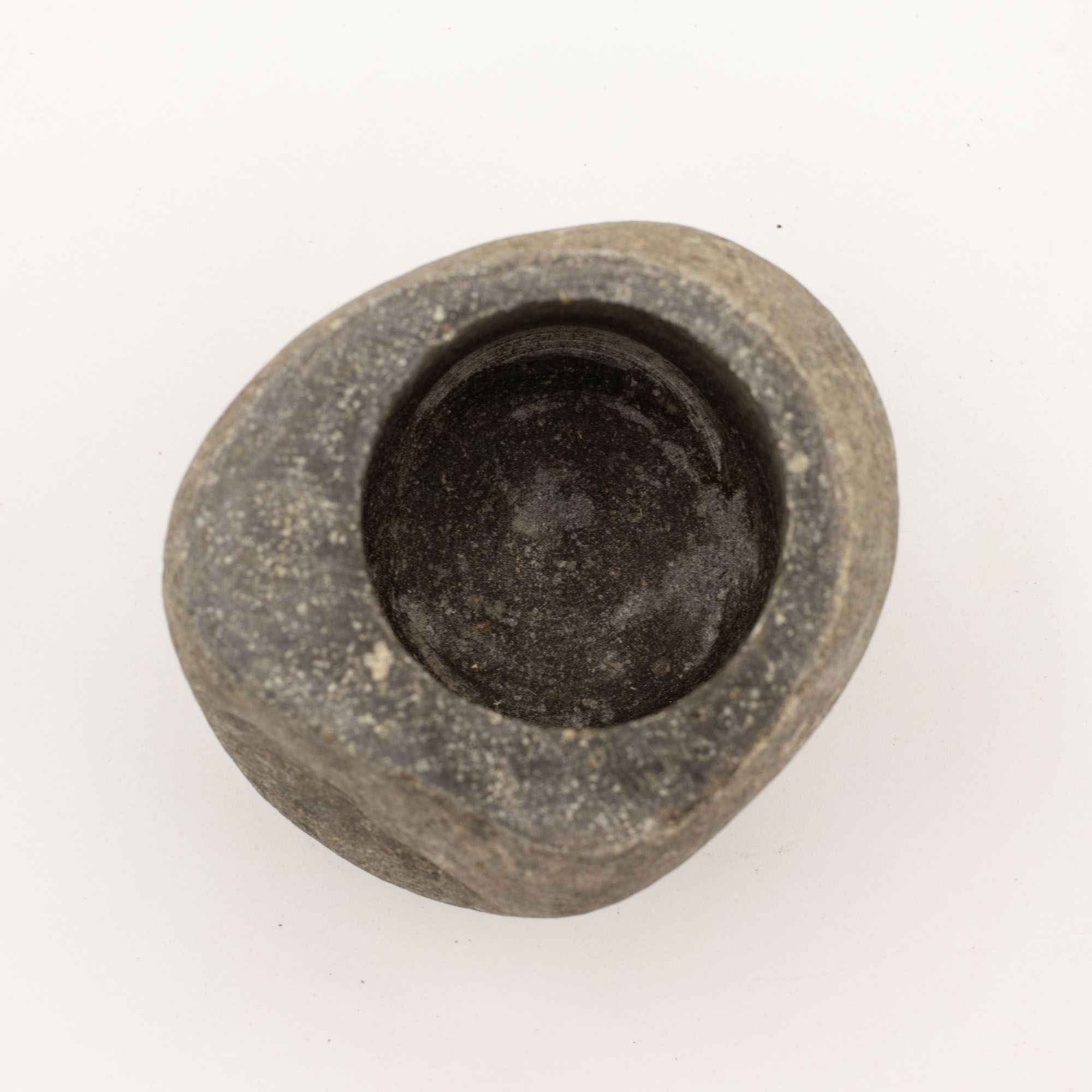 Natural Riverstone Decorative Pestle & Mortar -Medium (aprox 12x8cm)