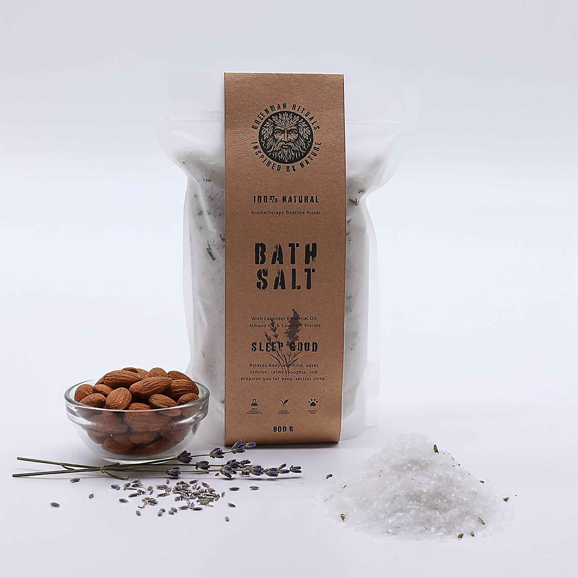 Greenman Rituals Lavender Aromatherapy Epsom Bath Salt – Sleep Good