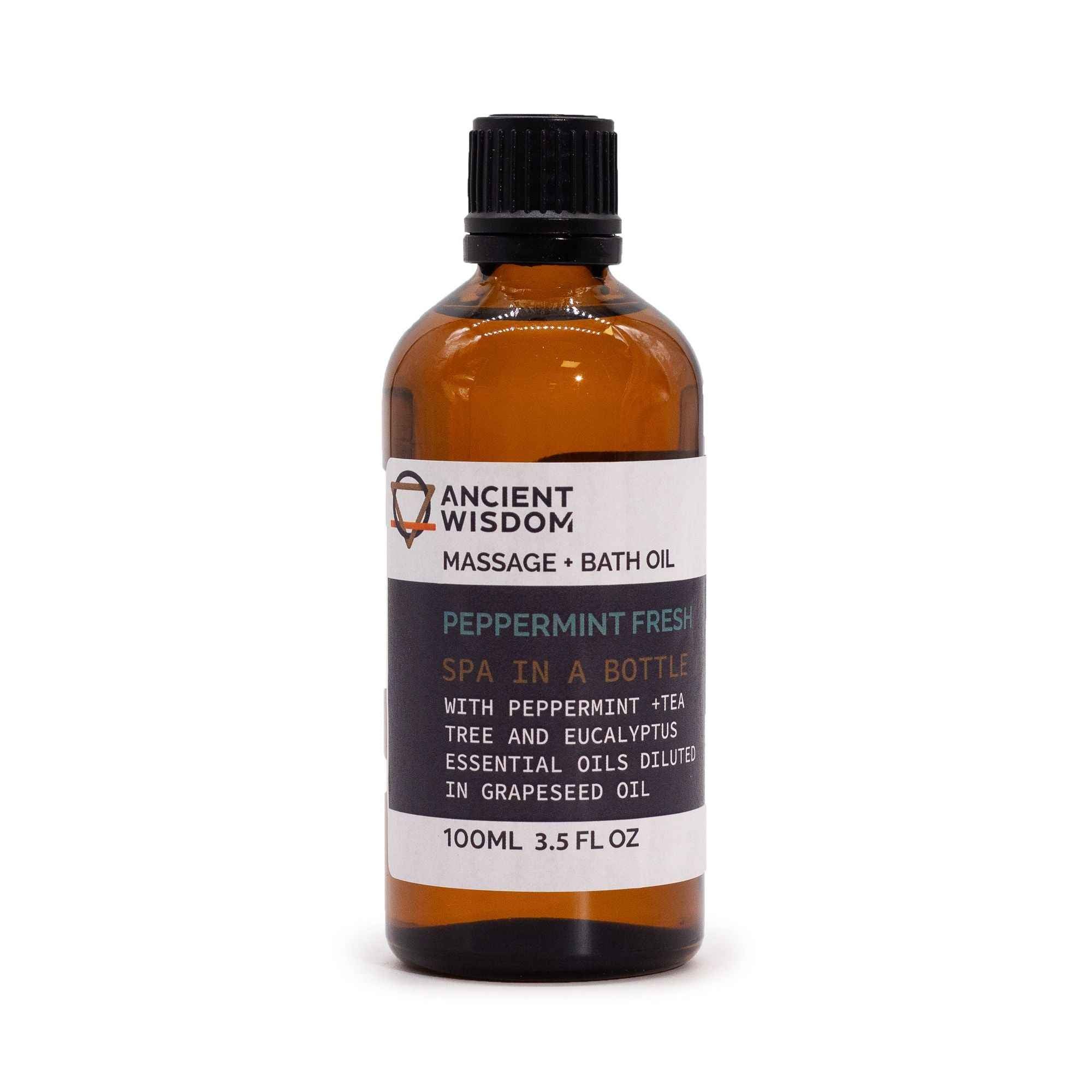 Peppermint Fresh Massage Oil - 100ml