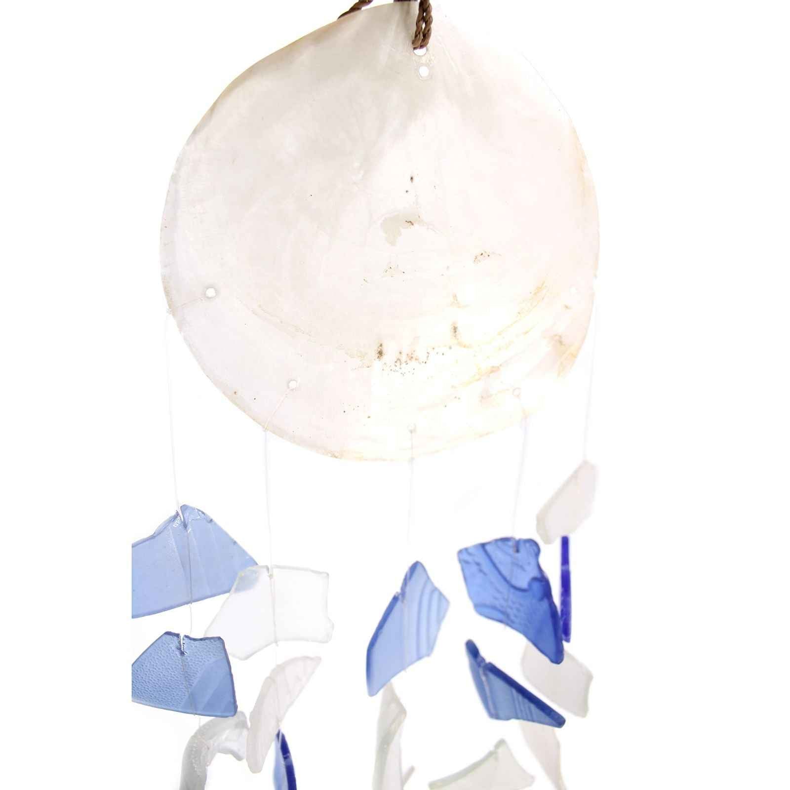 Copis & Glass Drop - Blue & White Glass