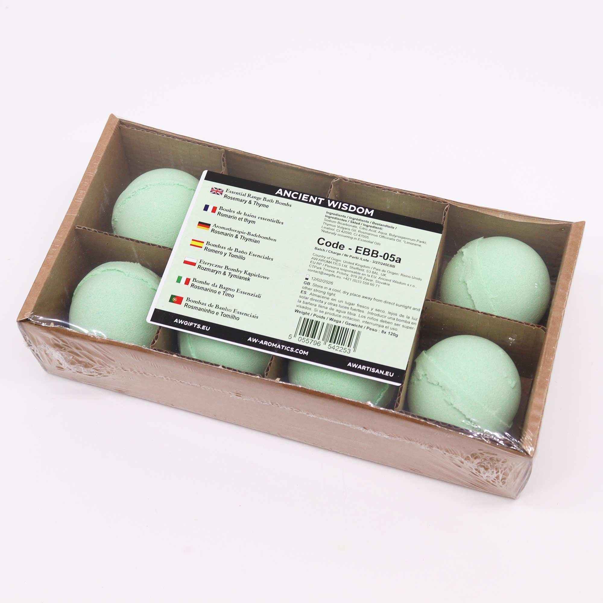 Essential Oil Bath Bomb - Rosemary & Thyme