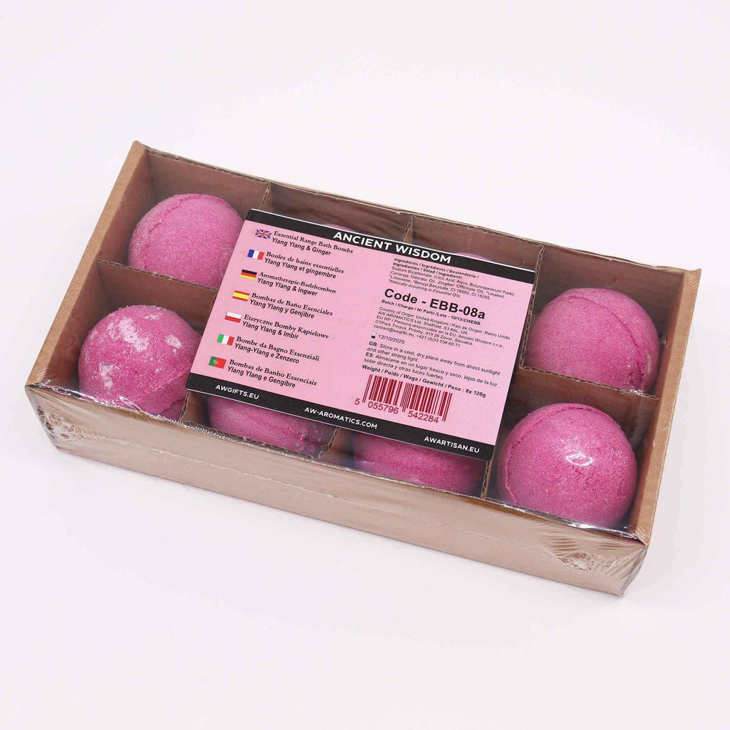 Essential Oil Bath Bomb - Ylang Ylang & Ginger