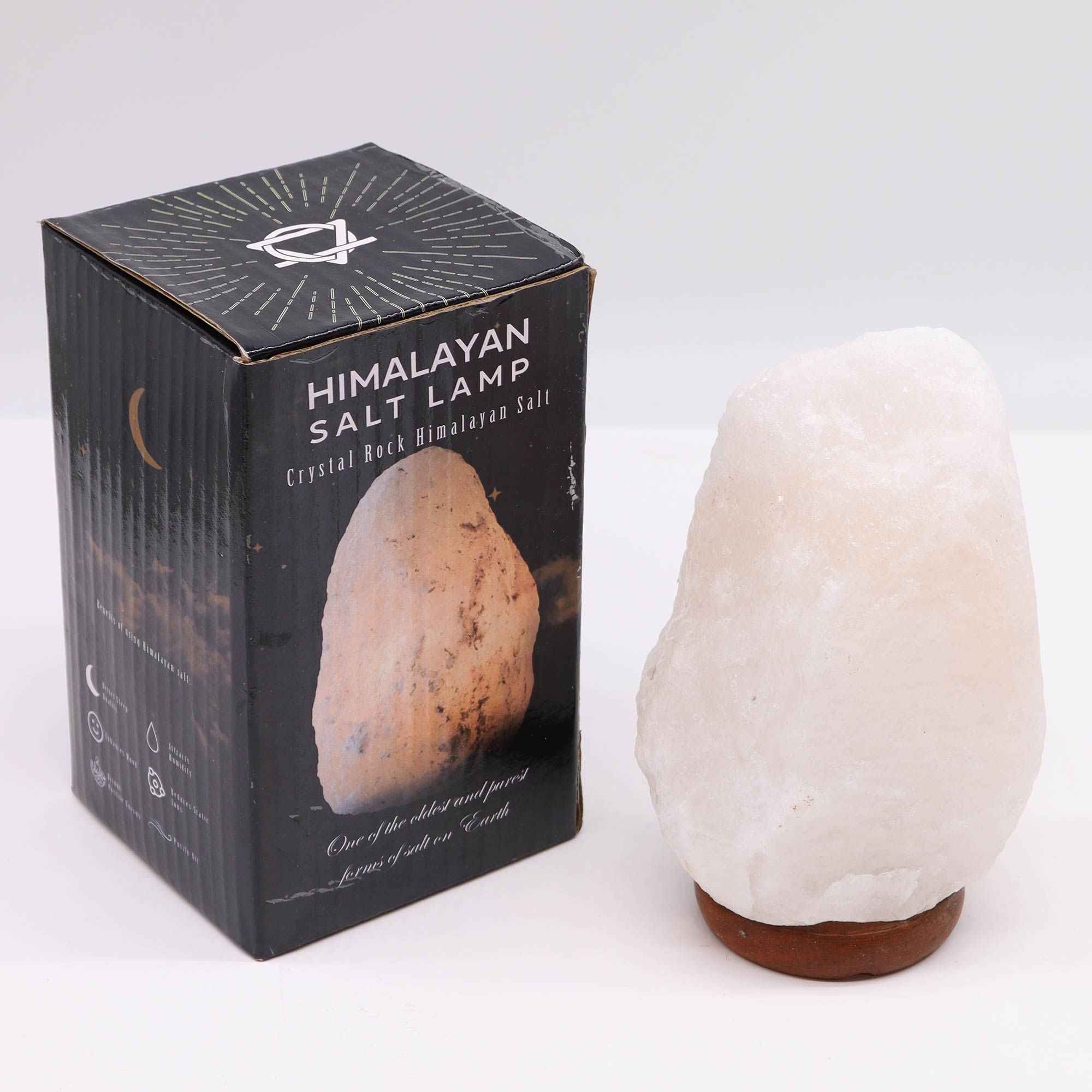 Crystal Rock Himalayan Salt Lamp - & Base apx 2-3kg