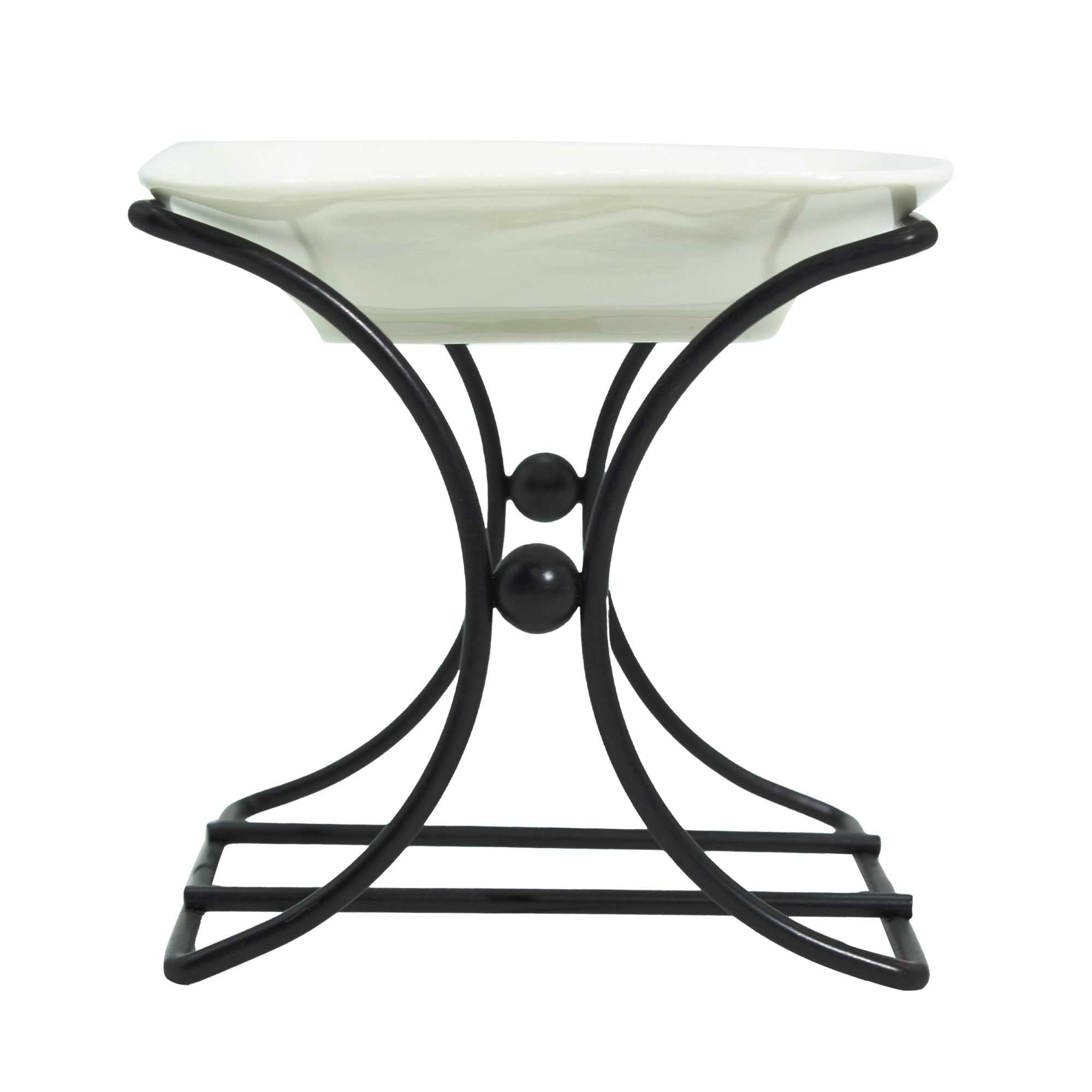 Ceramic & Metal Square Stand - Natural Aroma Company