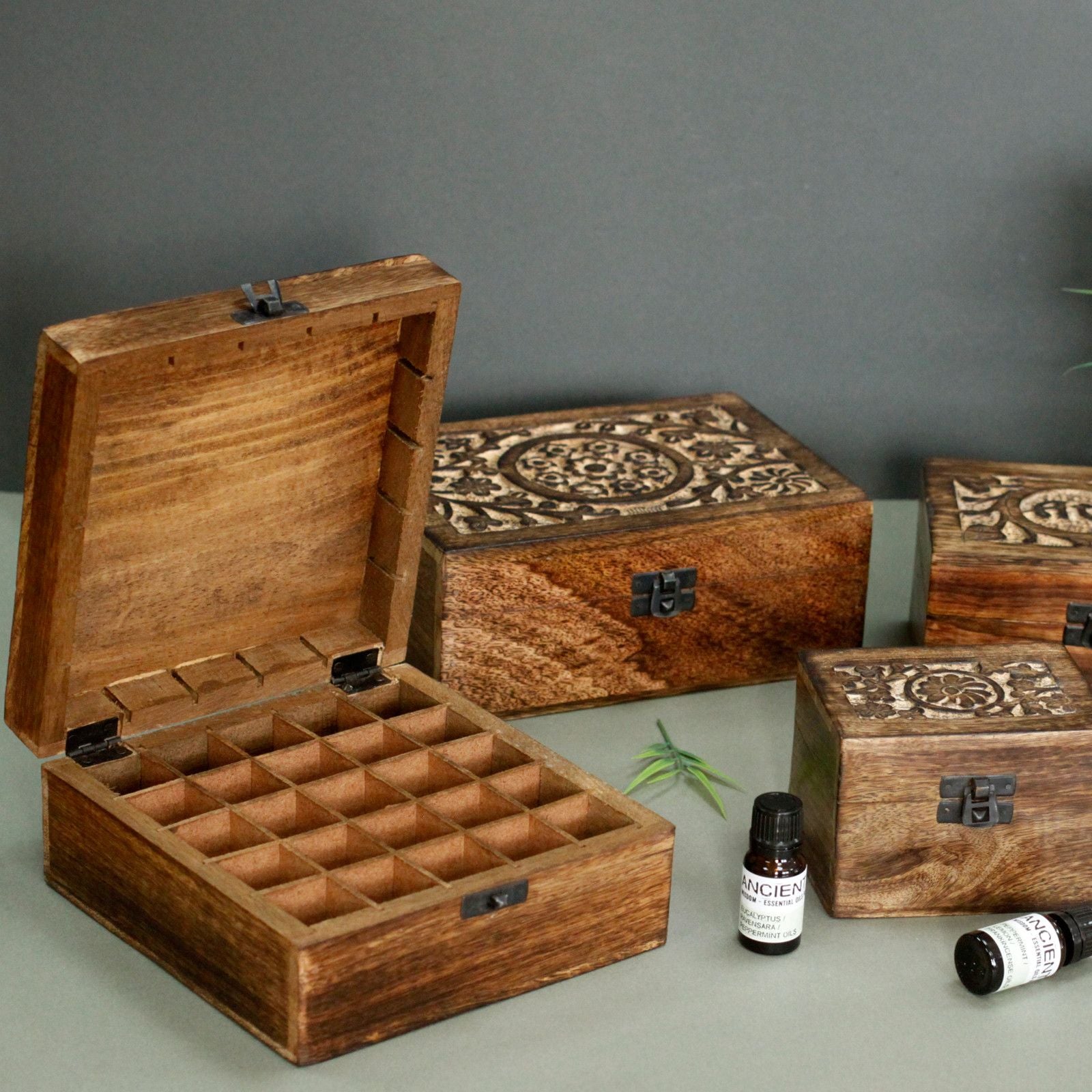 Mango Aromathrapy Box - Floral (holds 24+1) - Natural Aroma Company
