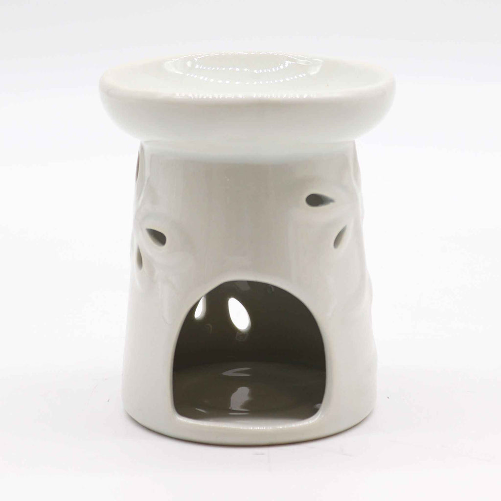 Classic White Oil Burner - Dragonfly