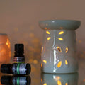 Classic White Oil Burner - Dragonfly