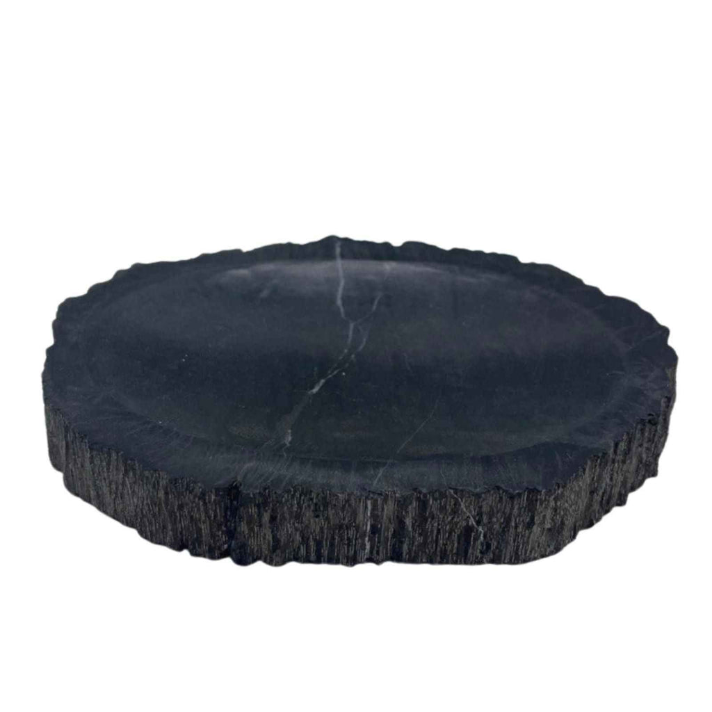 Petrified Wood Brown/Black Soap Dish