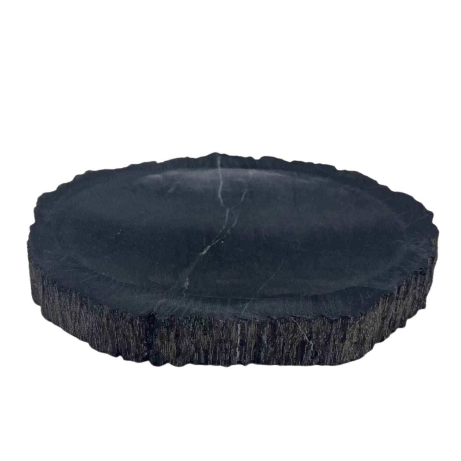 Petrified Wood Brown/Black Soap Dish