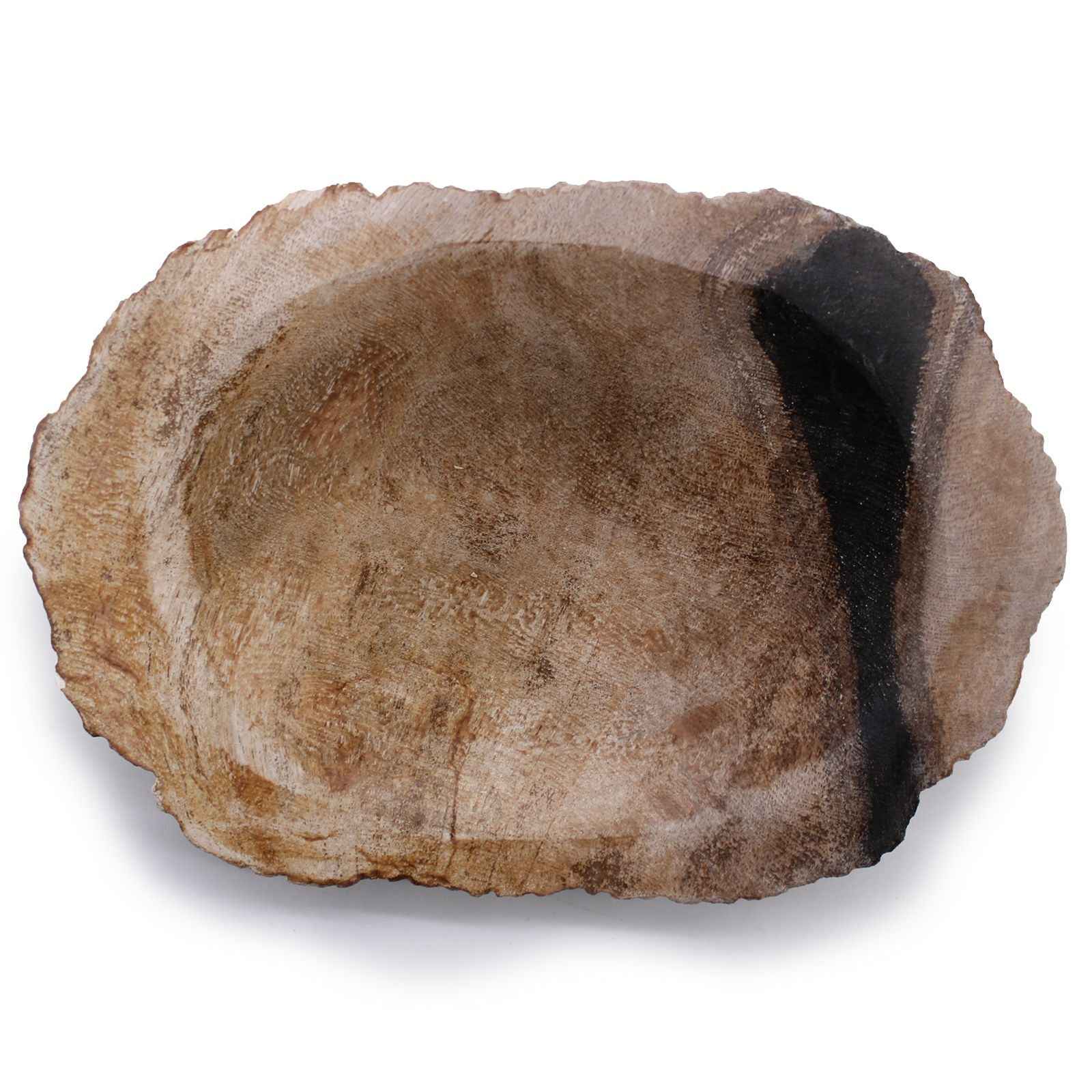 Petrified Wood Brown/Black Soap Dish