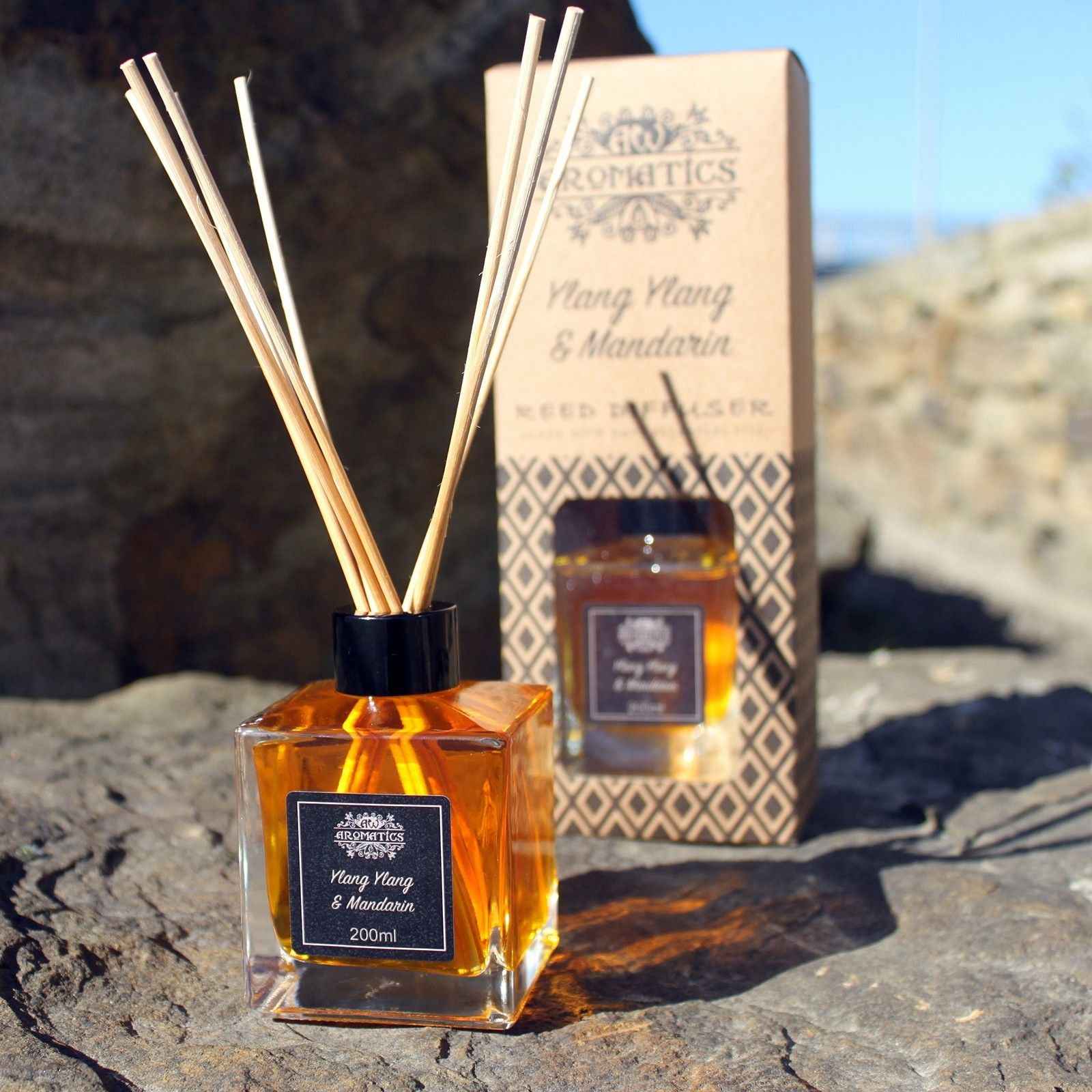 200ml Lemon & Nutmeg Essential Oil Reed Diffuser
