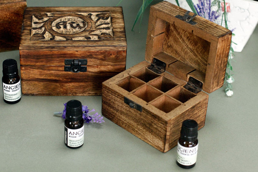 Mango Aromathrapy Box - Floral (holds 12) - Natural Aroma Company