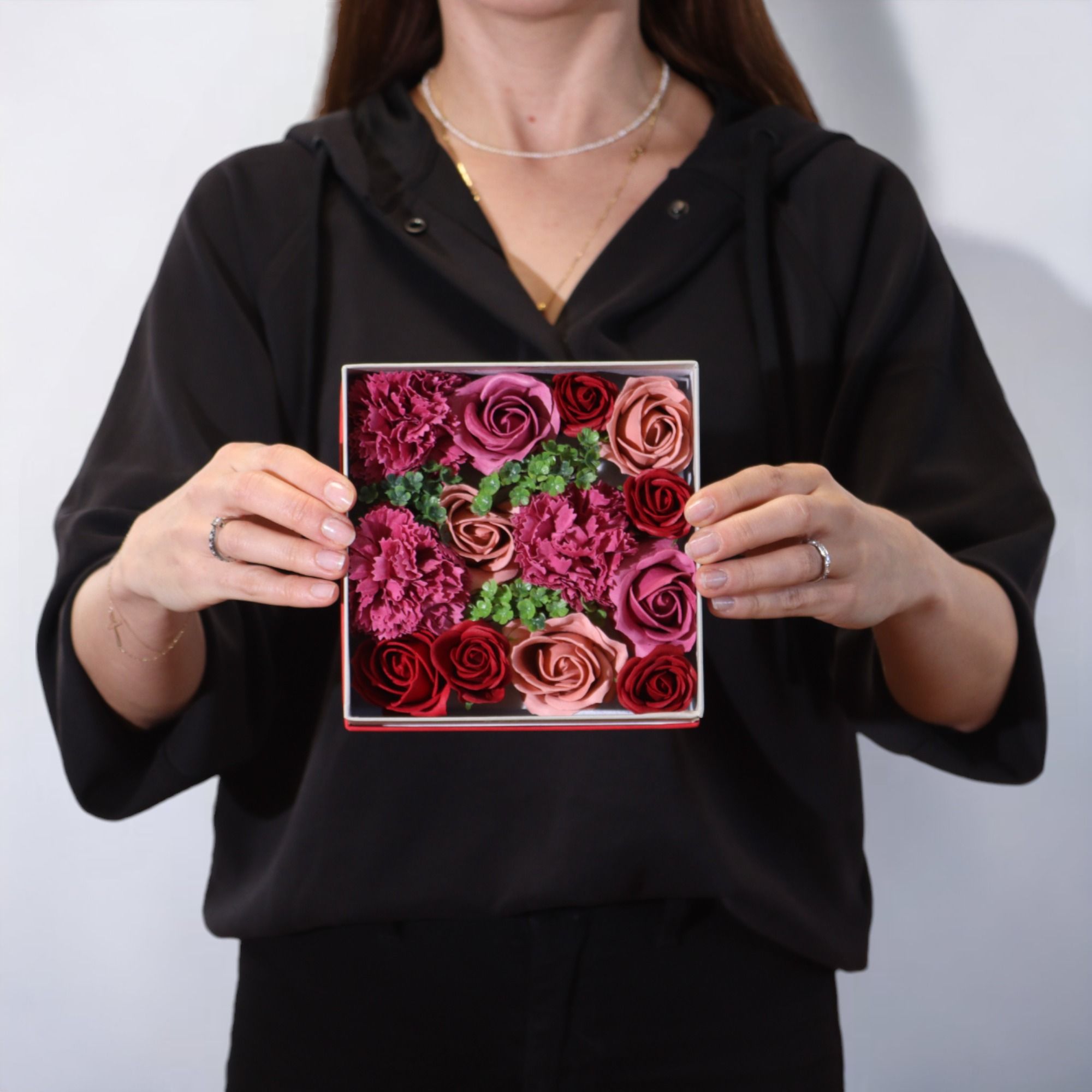 Square Box - Vintage Roses - Natural Aroma Company