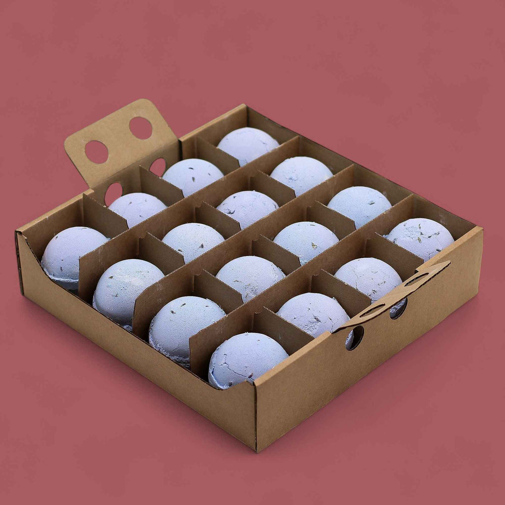 Set of 3 Lavender & Seeds Bath Bombs